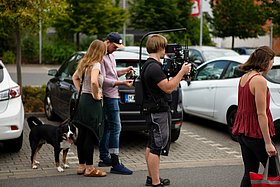 Produktion des Films "Stark mit Huntington"