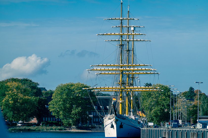 Auf der Schiffsrundfahrt konnten wir die Gorch Fock bewundern