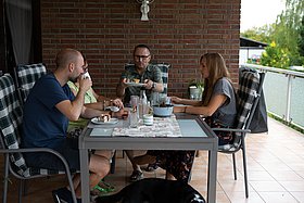 Protagonisten des Films "Stark mit Huntington"